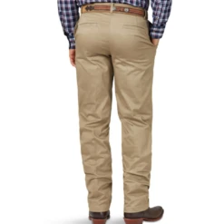 Wrangler Riata Khaki Pants 7 Wrangler Riata Khaki Pants -Western Edge 00096khback