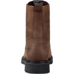 Ariat Men's Cascade 8" Wide Square Toe Work Boot -Western Edge 10011916 heel