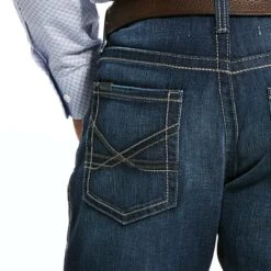 Ariat Men's M5 Straight Leg Robbie Jean -Western Edge 10032319 03
