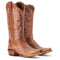 Ariat Women's Hazen Whiskey Barrel Boots 10 Ariat Women's Hazen Whiskey Barrel Boots -Western Edge 10042382 pair