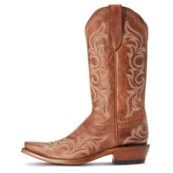 Ariat Women's Hazen Whiskey Barrel Boots 12 Ariat Women's Hazen Whiskey Barrel Boots -Western Edge 10042382 side