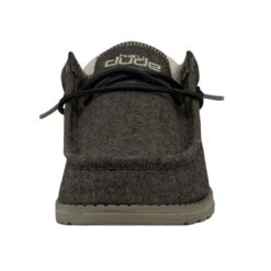 Heydude Hey Dude Wally Herringbone Chocolate -Western Edge 110061915 WALLY HERRINGBONE CHOCOLATE LEFT 4 46672