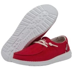 Heydude Hey Dude Wendy Boho Distressed Salsa -Western Edge 121410238 Hey Dude Womens Wendy Boho Shoes Kowear 03 02741