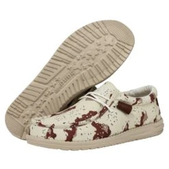 Heydude Hey Dude Men's Wally Ripstop D Camo -Western Edge 40004 979 WALLYCAMOUFLAGE DESERTCAMO PAIRBOTTOM