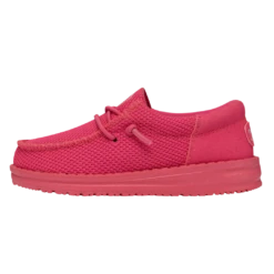 Heydude Hey Dude Toddler Funk Monochrome Electric Pink -Western Edge 40030 6QQ WALLYTODDLERFUNKMONO ELECTRICPINK LEFTSIDE