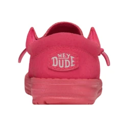 Heydude Hey Dude Toddler Funk Monochrome Electric Pink -Western Edge 40030 6QQ WALLYTODDLERFUNKMONO ELECTRICPINK RIGHTBACK