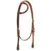Weaver Leather Brown Horizons Rolled Sliding Ear Headstall -Western Edge 4004 002 0061319 m