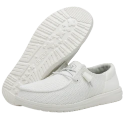 Heydude HEY DUDE WENDY FUNK MONO WHITE 14 Heydude HEY DUDE WENDY FUNK MONO WHITE -Western Edge 40065 100 WENDYFUNKMONO WHITE PAIRBOTTOM 1