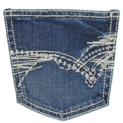 Wrangler Boys 20X Vintage Bootcut Slim Fit Jean -Western Edge 42bwxmd pocket