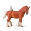 Breyer Draft Horse With Cat -Western Edge 88916