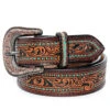 American Darling Brown Turquoise Dot Belt 1 American Darling Brown Turquoise Dot Belt -Western Edge ADBLF110