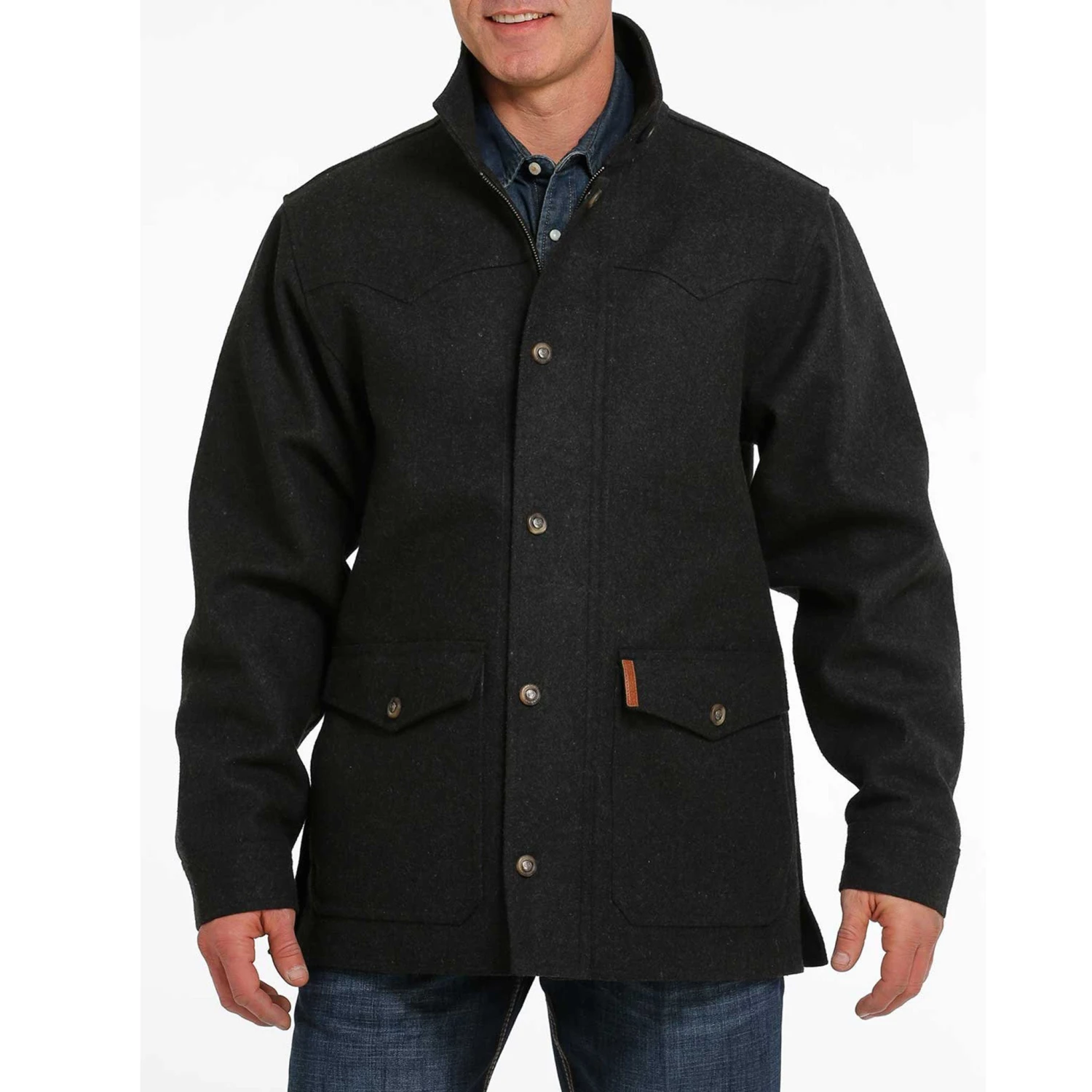 Cinch Men's Charcoal Ranch Coat 2 Cinch Men's Charcoal Ranch Coat