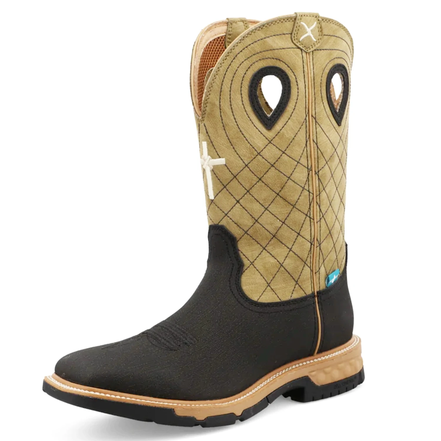 Twisted X 12" Waterproof Performance Leather Pull-On Work Boot 3 Twisted X 12" Waterproof Performance Leather Pull-On Work Boot