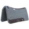 Professional's Choice Grey 100% Wool Pad -Western Edge PCWFPD200 GRY 1