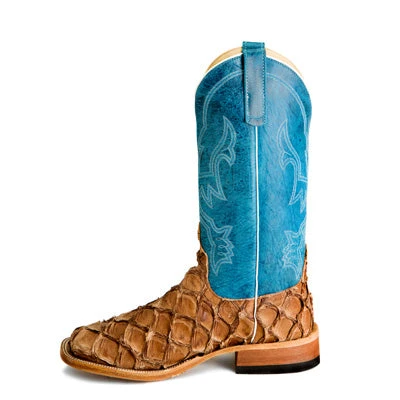 Anderson Bean Men's Cigar Matte Bass Blue Boots 4 Anderson Bean Men's Cigar Matte Bass Blue Boots - Image 2