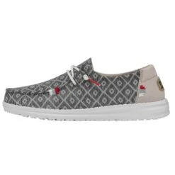 Heydude Hey Dude Women's Wendy Boho Embroidery Dark Grey Shoes -Western Edge Screenshot2023 05 18084401