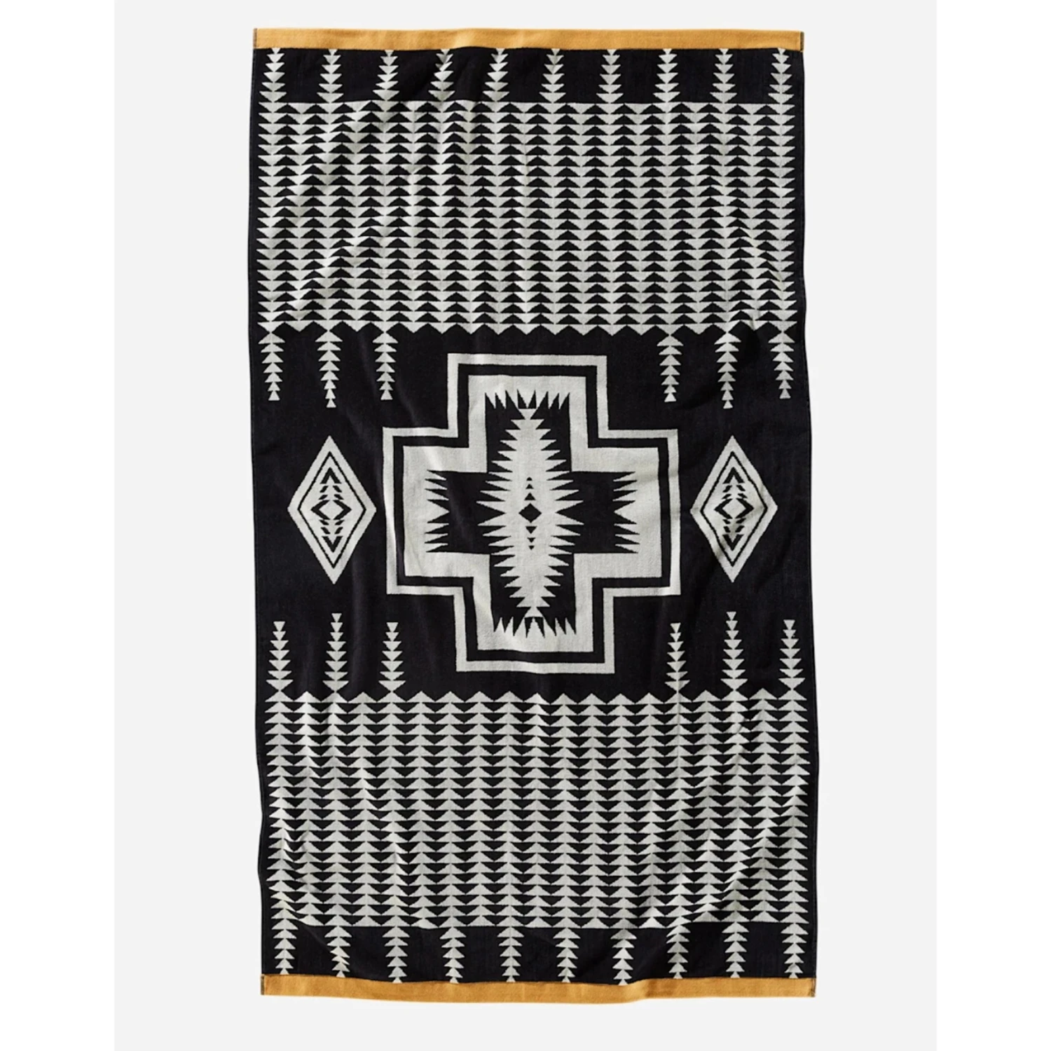 Pendleton Spa Towel Harding Black 2 Pendleton Spa Towel Harding Black