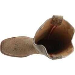 Twisted X Men's Stonewashed Camel Bull Hide Boot -Western Edge Twisted X Boots Men s MRAL009 Stonewashed Camel Bull Hide Camel Leather 3