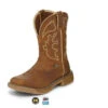 Justin Men's Stampede Rush Waterproof Work Boot Tan -Western Edge WK4330 2 1024x1024 f464247e a570 4f05 99c7 d6a3090772b4