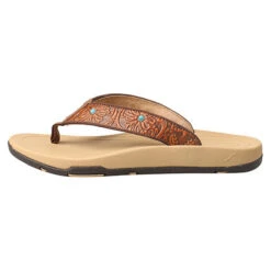 Twisted X Women's Tan Tool Sandals -Western Edge WSD0033 LT 510x700 1