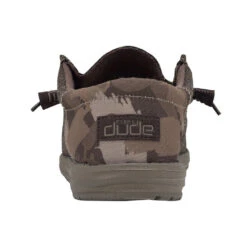 Heydude Hey Dude Men's Wally Funk Dark Brown Camo -Western Edge back 4e5a945e 6880 415c b1e4 605031b1537e