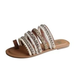 Boho Camel Champagne Sandal -Western Edge bohopp cham12