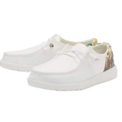 Heydude HEY DUDE WENDY FUNK CHAMBRAY WHITE