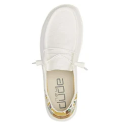 Heydude HEY DUDE WENDY FUNK CHAMBRAY WHITE -Western Edge funkcham3