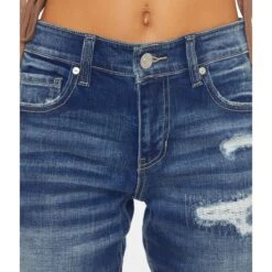 KanCan Mid Rise Slim Boyfriend Jeans -Western Edge kc4006d 7