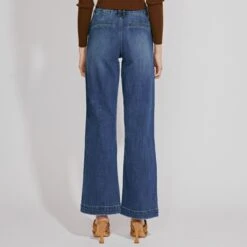 KanCan High Rise Wide Leg Trouser -Western Edge kc7127m 3